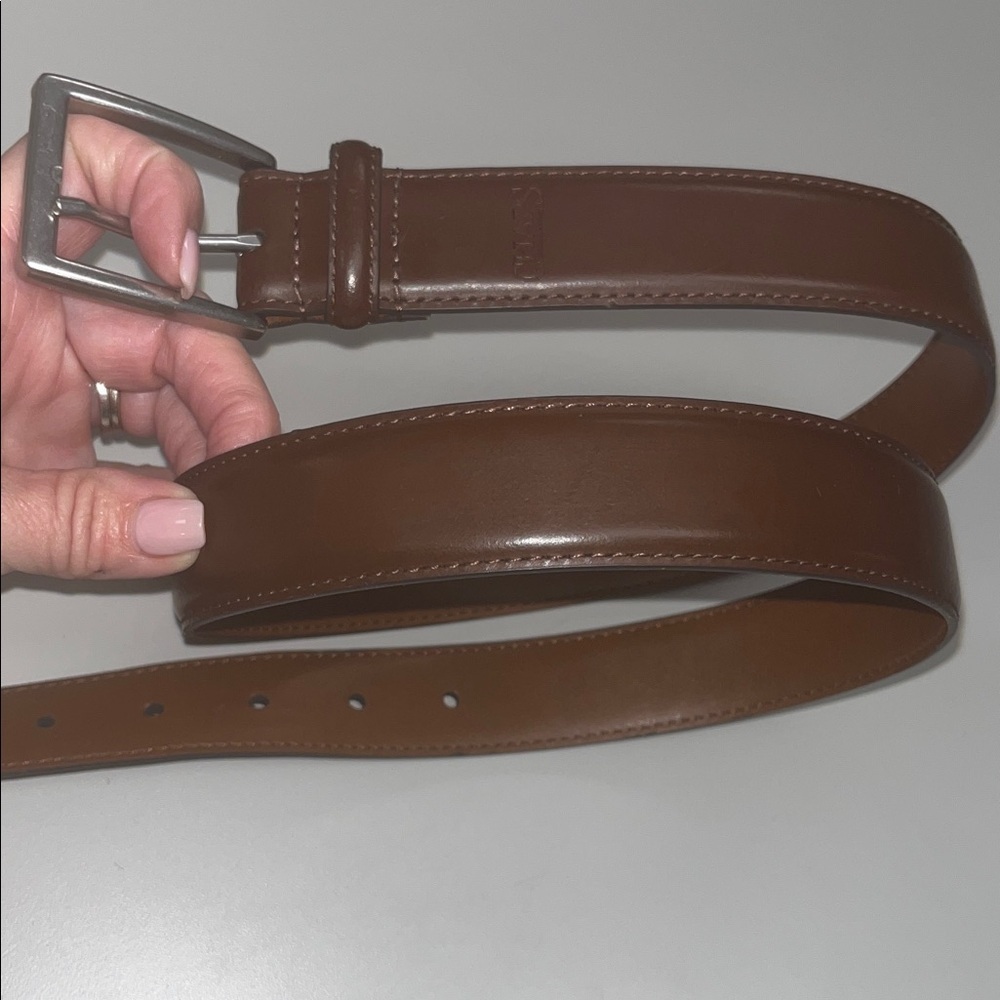 Chaps Brown Leather Men's Belt size 36” inches